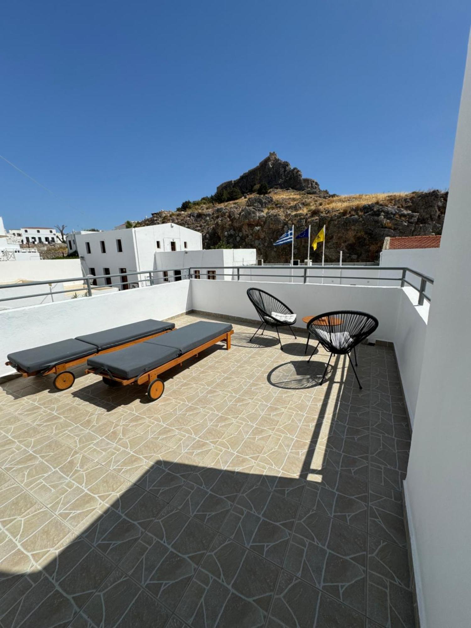 Fedra Apartments Lindos Exterior foto